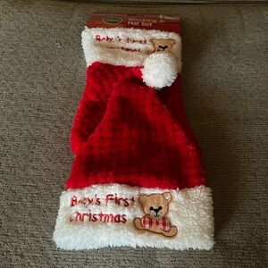 Baby's First Christmas Hat & Stocking
